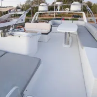 Aegean Getaways luxury yacht exterior view in Greek waters