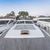 Aegean Getaways anchored at Alimos Marina Berth B18 Athens