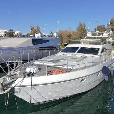 Aegean Gateaways aerial view showing elegant yacht design