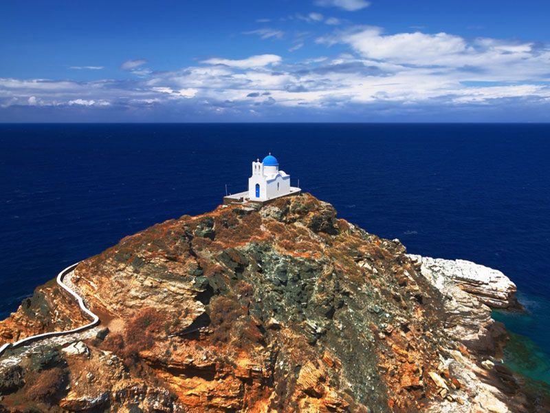 Sifnos - Charming island famous for its pottery tradition, beautiful churches, and excellent local cuisine. Discover authentic Cycladic beauty and peaceful anchorages. - Greek island yacht charter destination with Aegean Gateaways